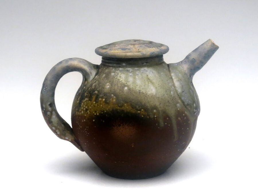 Anagama Fired Woodfired Teapot